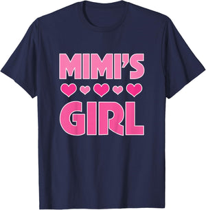 Kids Mimi's Girl Granddaughter T-Shirt - T-Shirt | Navy