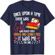 There Was A Girl Who Loved Books & Guinea Pigs Funny Quotes T-Shirt - T-Shirt | Navy