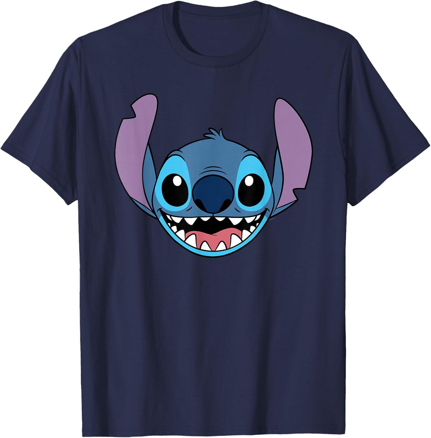 Disney Lilo & Stitch Experiment 626 Smiling Big Face Costume T-Shirt - T-Shirt | Navy
