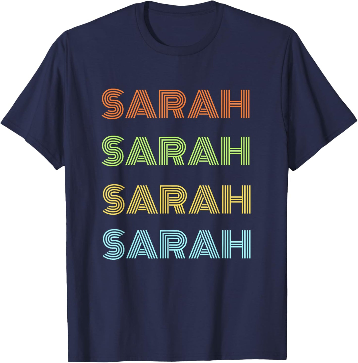 I love my girl Sarah classic Sarah girl named Sarah T-Shirt - T-Shirt | Navy