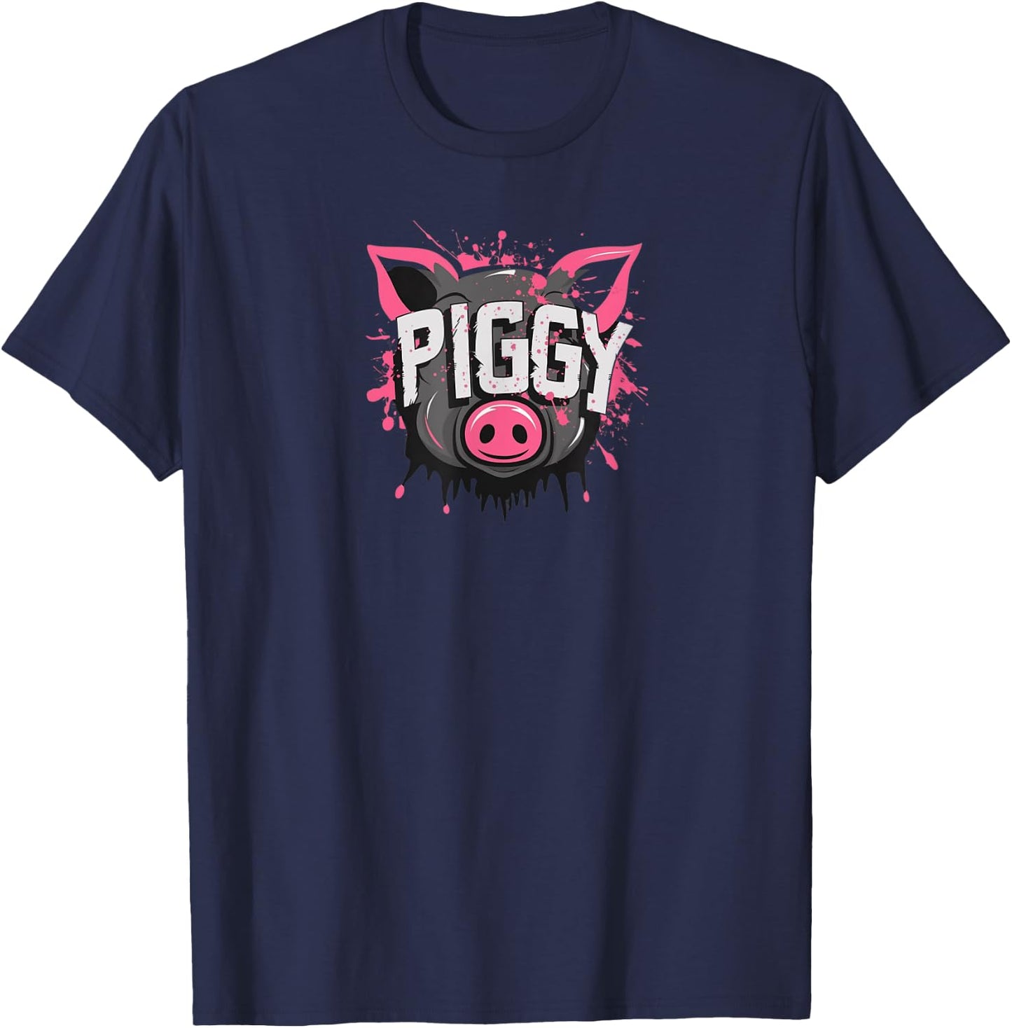Gay Piggy Daddy Bear | Nasty Pig Oink Gay Pride 2025 T-Shirt - T-Shirt | Navy