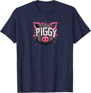 Gay Piggy Daddy Bear | Nasty Pig Oink Gay Pride 2025 T-Shirt - T-Shirt | Navy