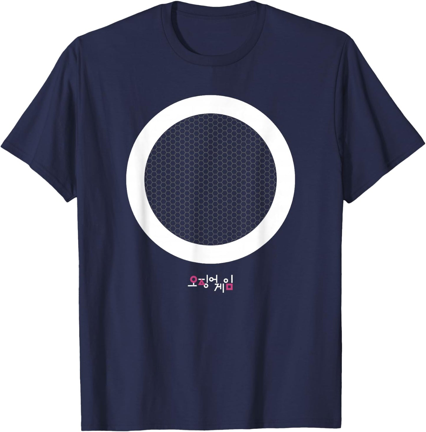 Squid Game Circle Logo T-Shirt - T-Shirt | Navy