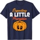 Halloween Expecting Little Pumpkin Pregnancy Announce Women T-Shirt - T-Shirt | Navy