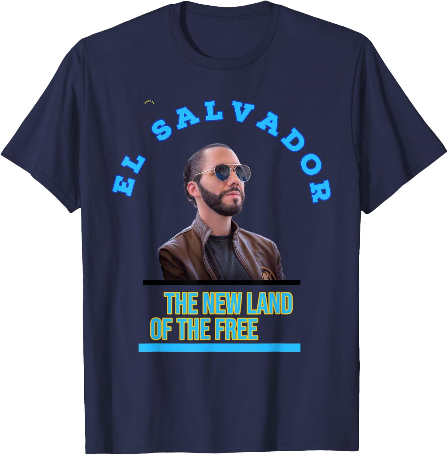 Nayib Bukele 2024 T-Shirt - T-Shirt | Navy