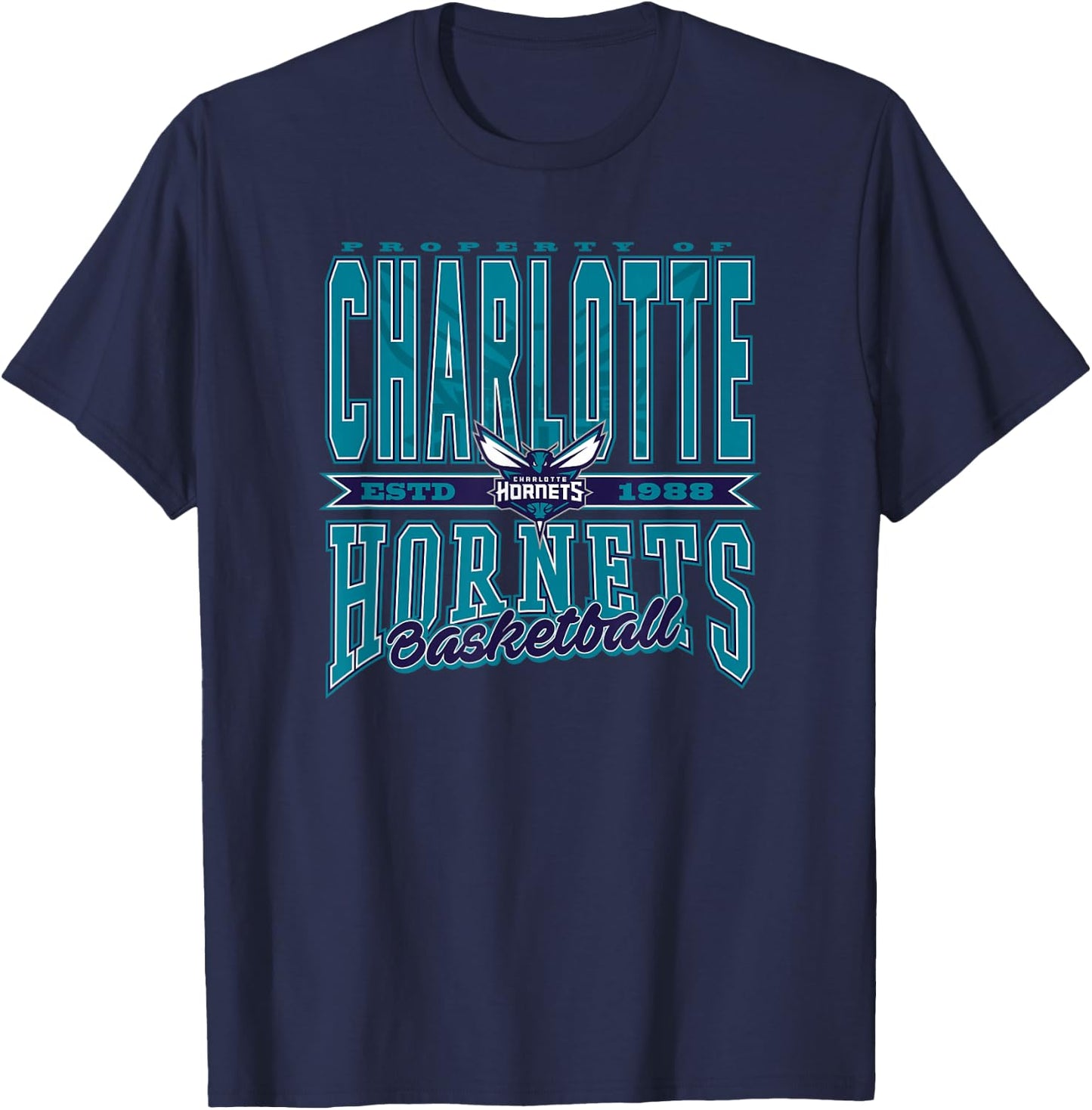 NBA Charlotte Hornets Nonstop Action T-Shirt - T-Shirt | Navy