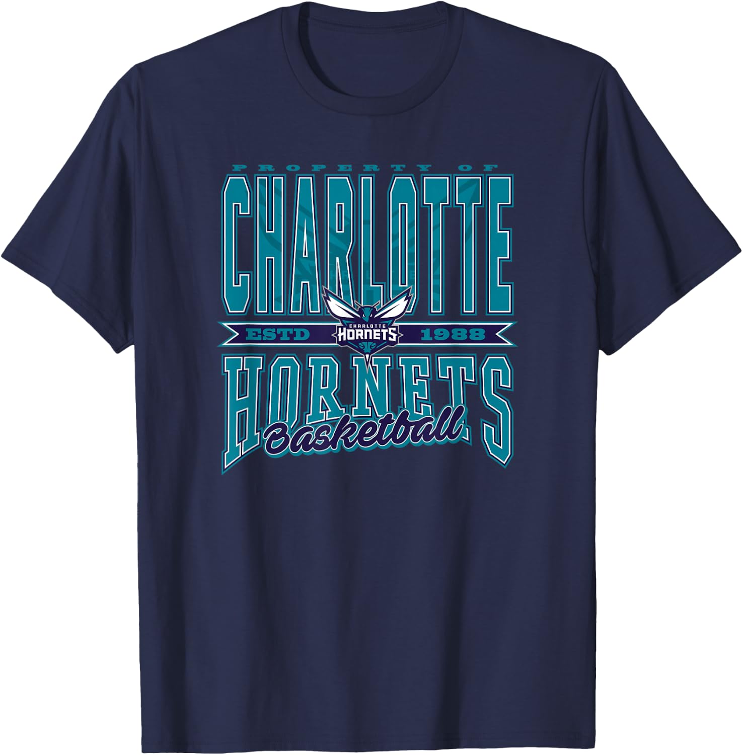 NBA Charlotte Hornets Nonstop Action T-Shirt - T-Shirt | Navy