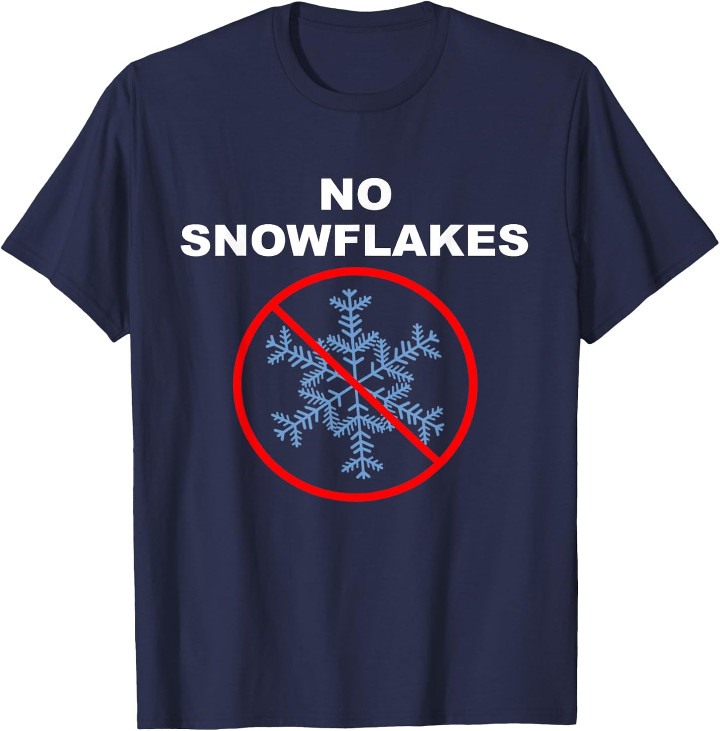 No Snowflakes T-Shirt - T-Shirt | Navy