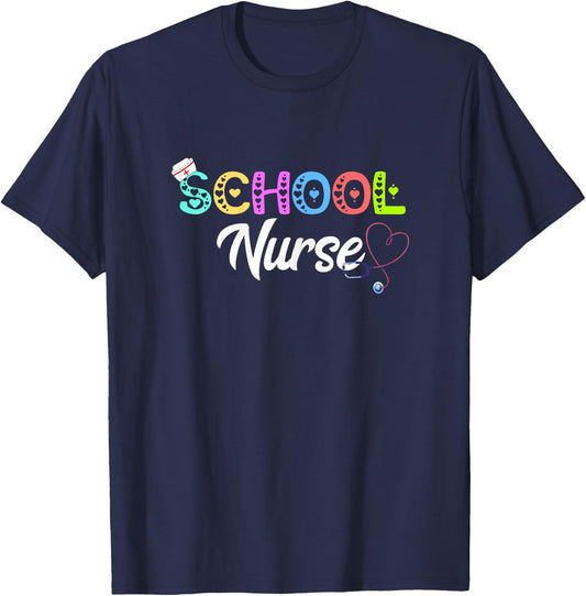 School Nurse Medical Back To School Nursing Nurse Student T-Shirt - T-Shirt | Navy
