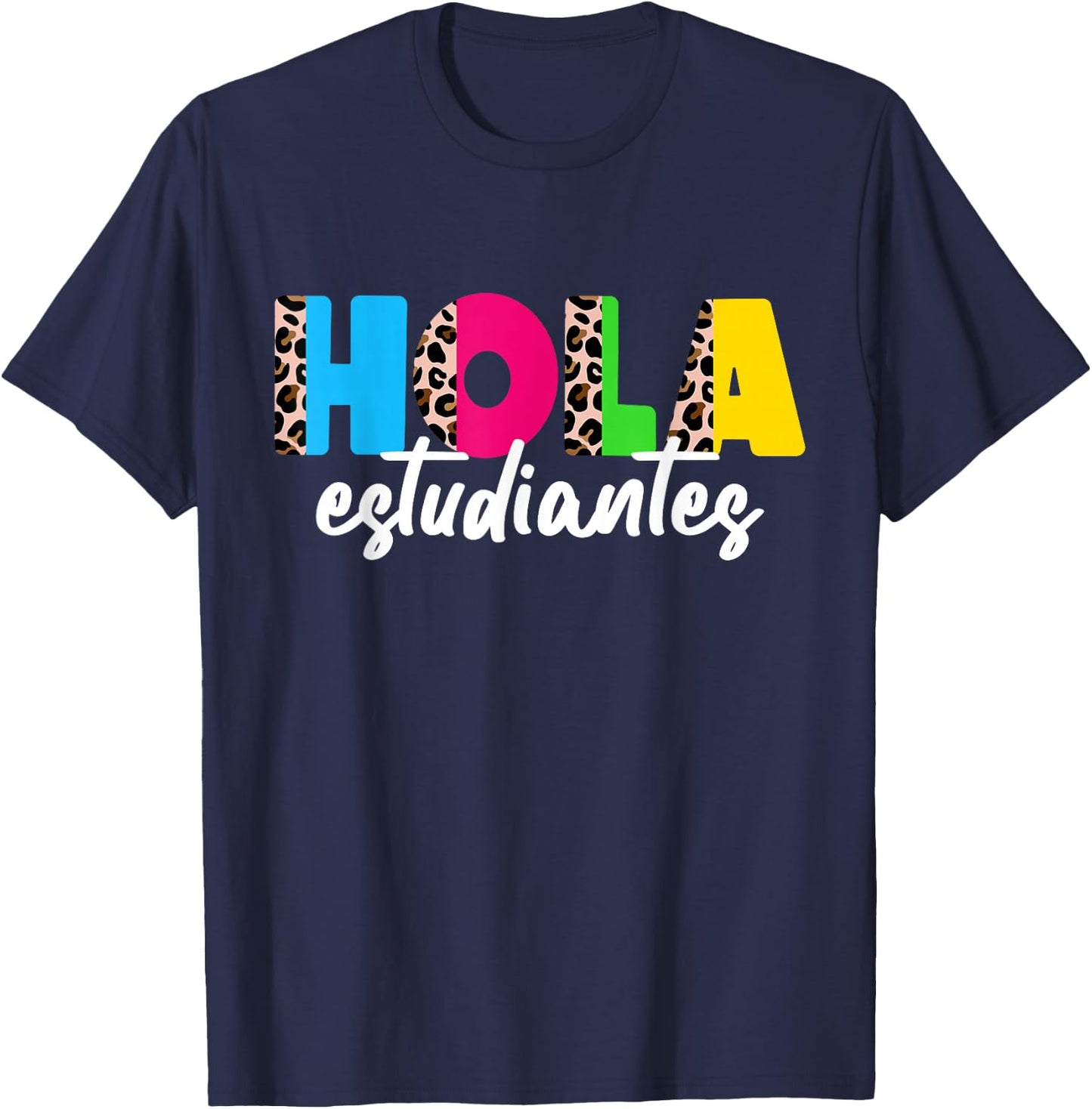 Spanish Teacher Shirt Men Maestra Back to School T-Shirt - T-Shirt | Navy
