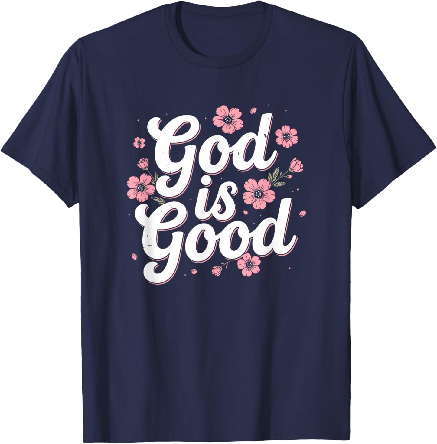 God is Good Christian T-Shirt - T-Shirt | Navy
