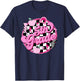 5th Grade Teacher Women Retro Checkered First Day of School T-Shirt - T-Shirt | Navy