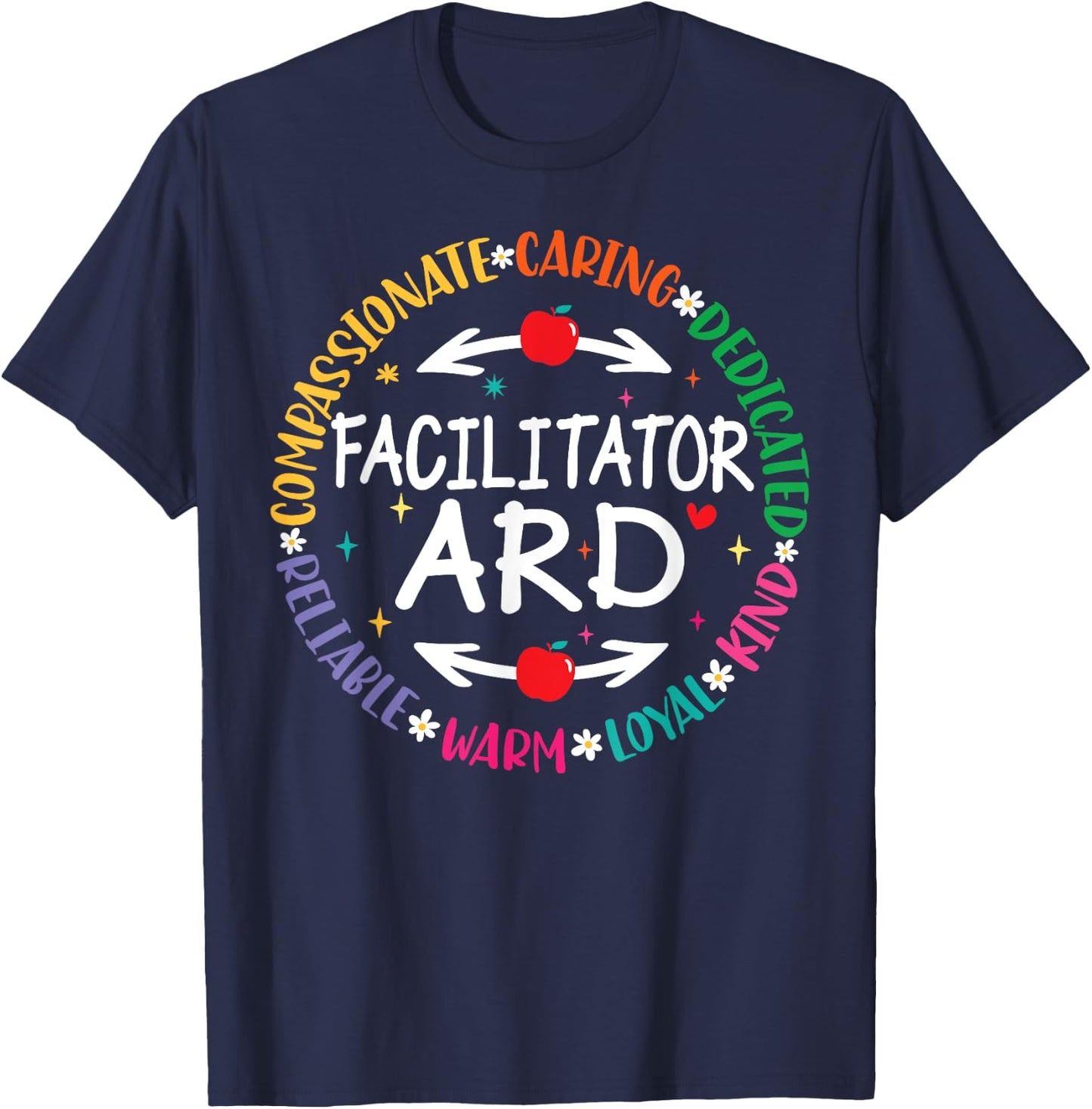 SPED Special Education ARD Facilitator IEP Teacher Assistant T-Shirt - T-Shirt | Navy