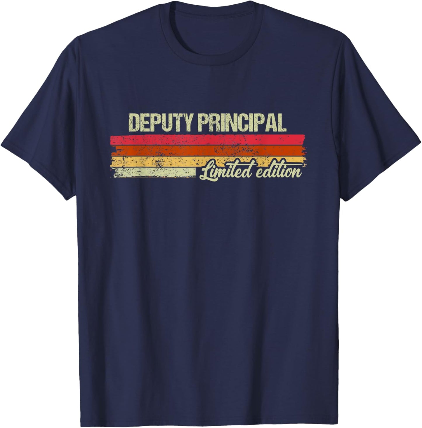 Vintage Deputy Principal Limited Edition T-Shirt - T-Shirt | Navy