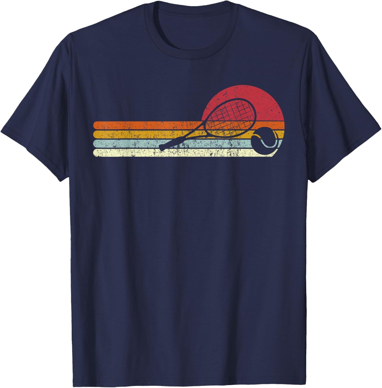 Tennis Sunset T-Shirt - T-Shirt | Navy