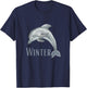 Winter The Dolphin , Dolphin Lover T-Shirt - T-Shirt | Navy