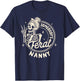 Grandma Nana Mimi Gigi Skeleton Somebody's Feral Nanny T-Shirt - T-Shirt | Navy