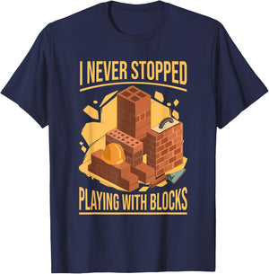 Bricklayer Masonry T-Shirt - T-Shirt | Navy
