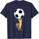 Squirrel Soccer player Soccer Sports T-Shirt - T-Shirt | Navy