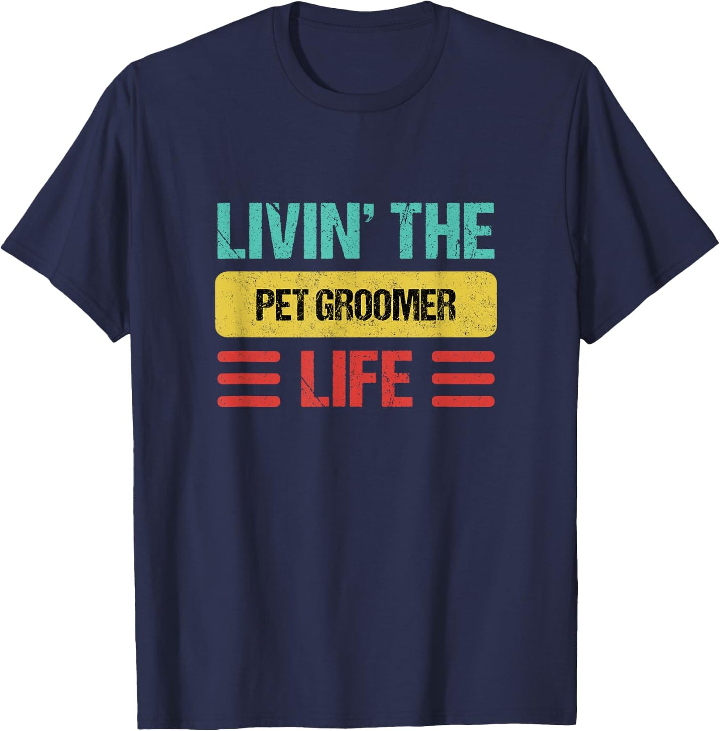 Pet Groomer T-Shirt - T-Shirt | Navy