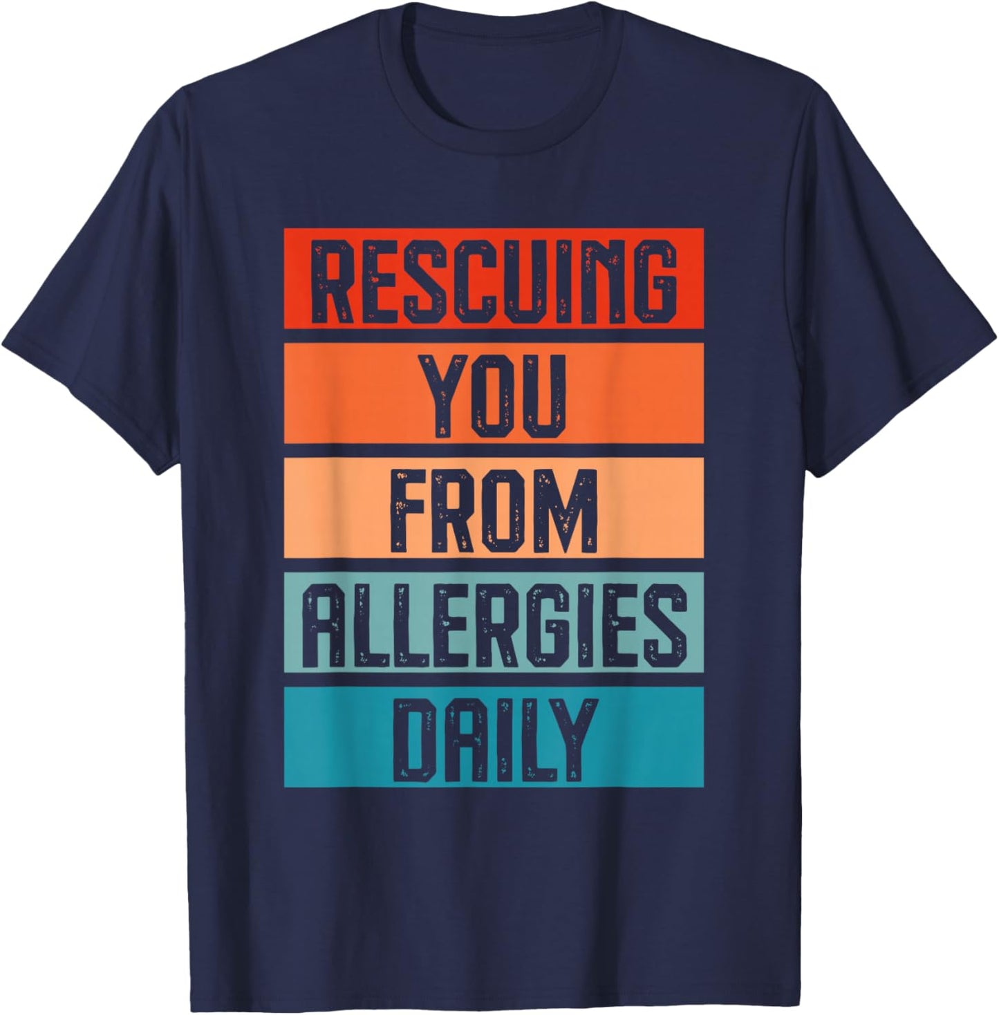 Allergist Doctor Design Allergy Physician Lover T-Shirt - T-Shirt | Navy