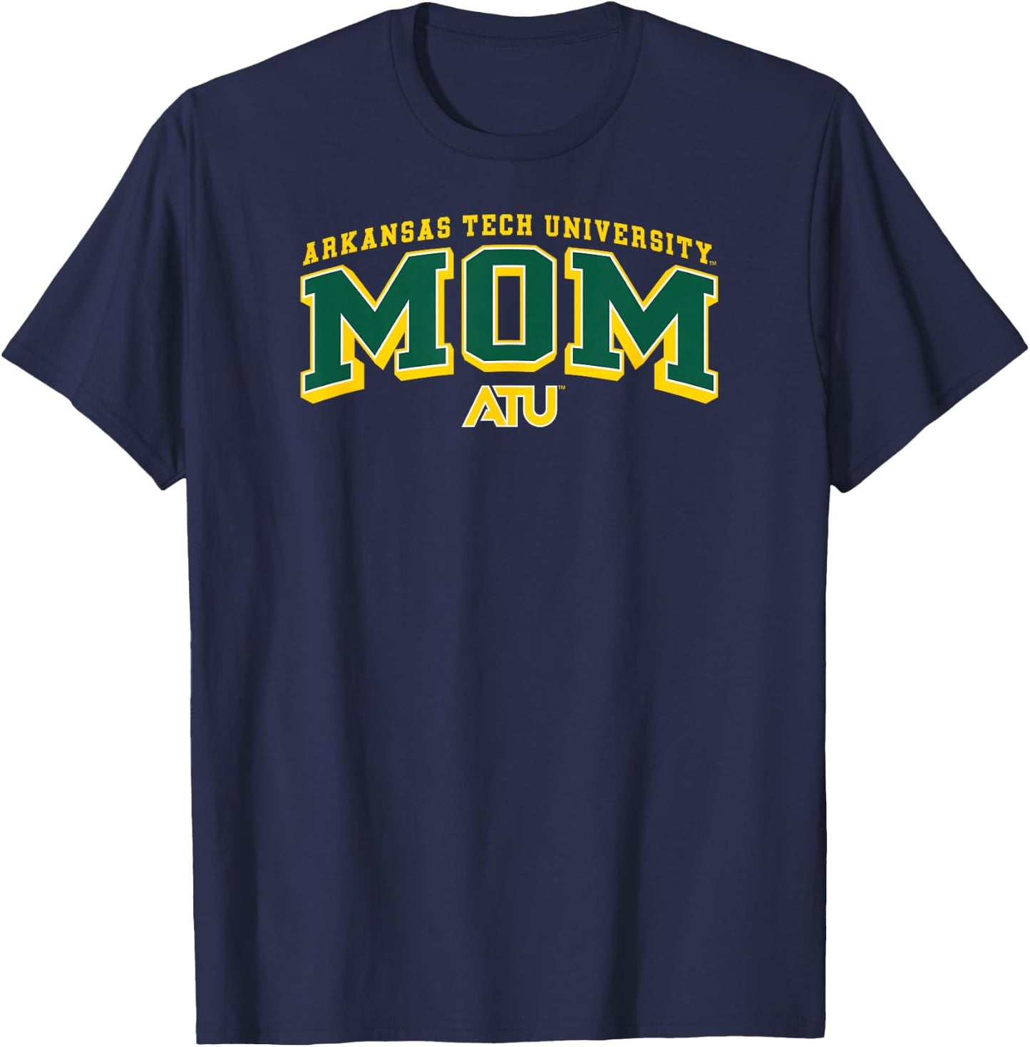 Arkansas Tech Wonder Boys Mom Arch Green Officially Licensed T-Shirt - T-Shirt | Navy
