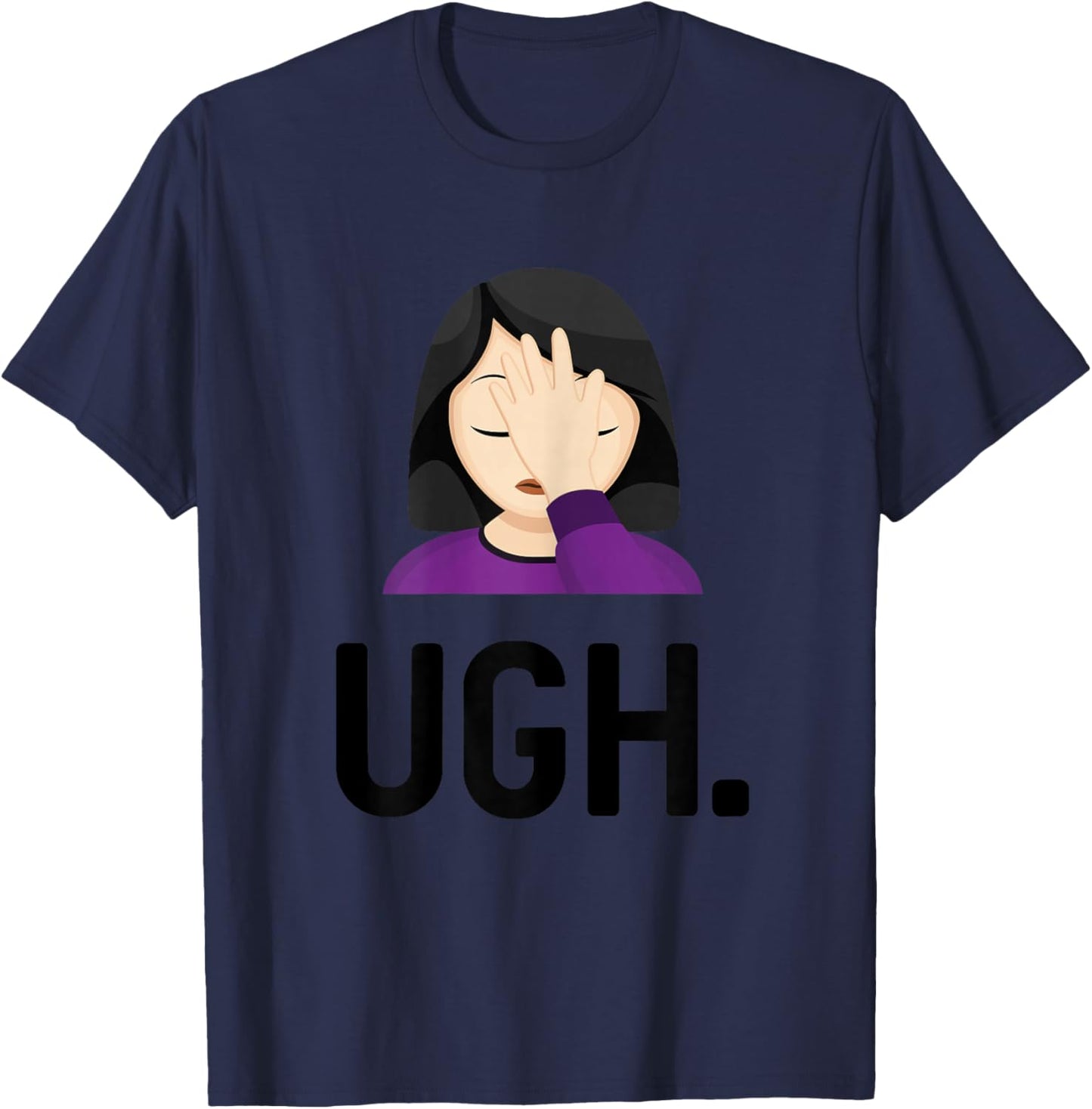 Ugh Face Palm T-Shirt - T-Shirt | Navy