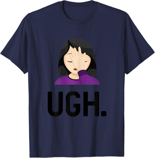 Ugh Face Palm T-Shirt - T-Shirt | Navy