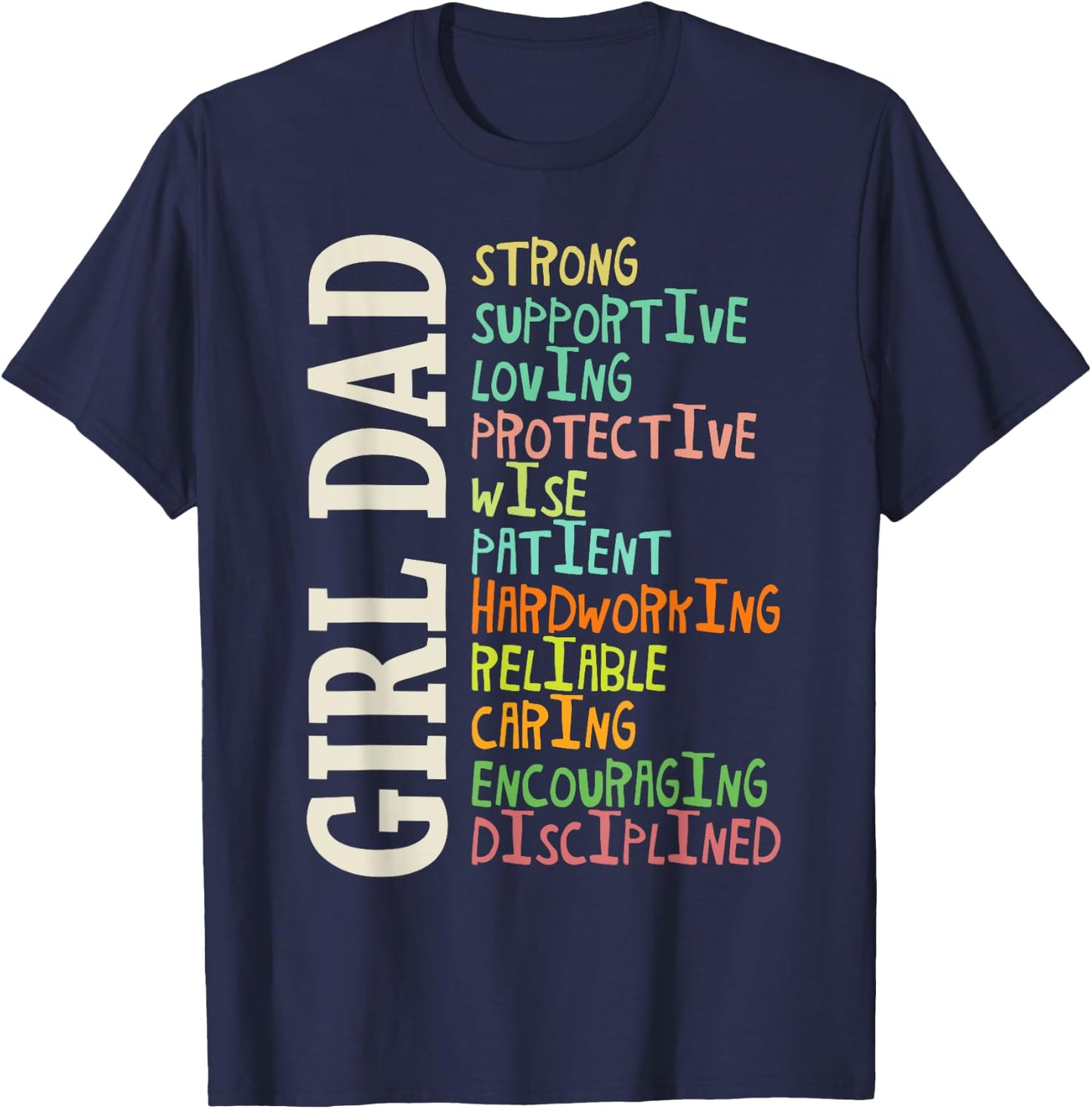 Dads of Daughters shirt for Dad Father Happy Father's Day T-Shirt - T-Shirt | Navy
