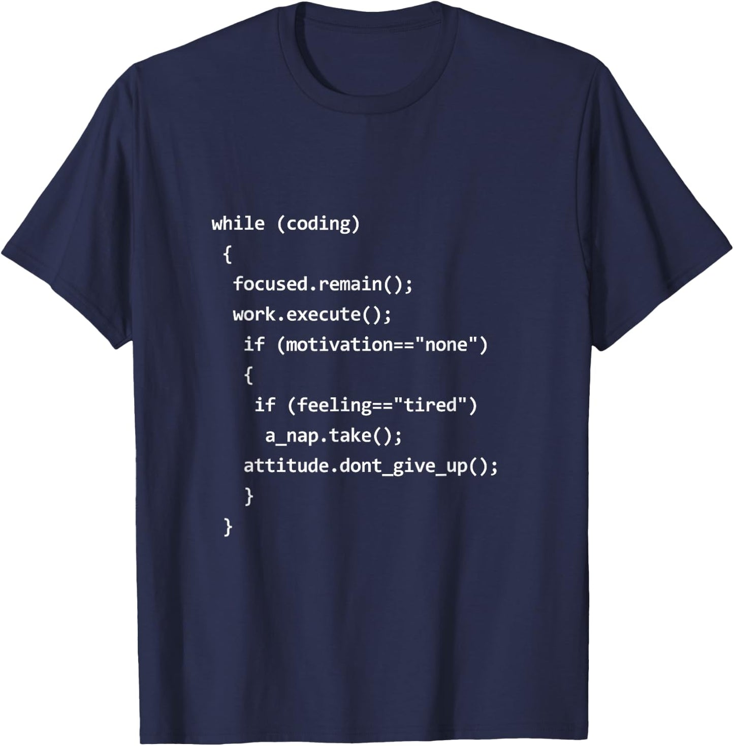 Funny Javascript Programming Web Software Developer Coder T-Shirt - T-Shirt | Navy