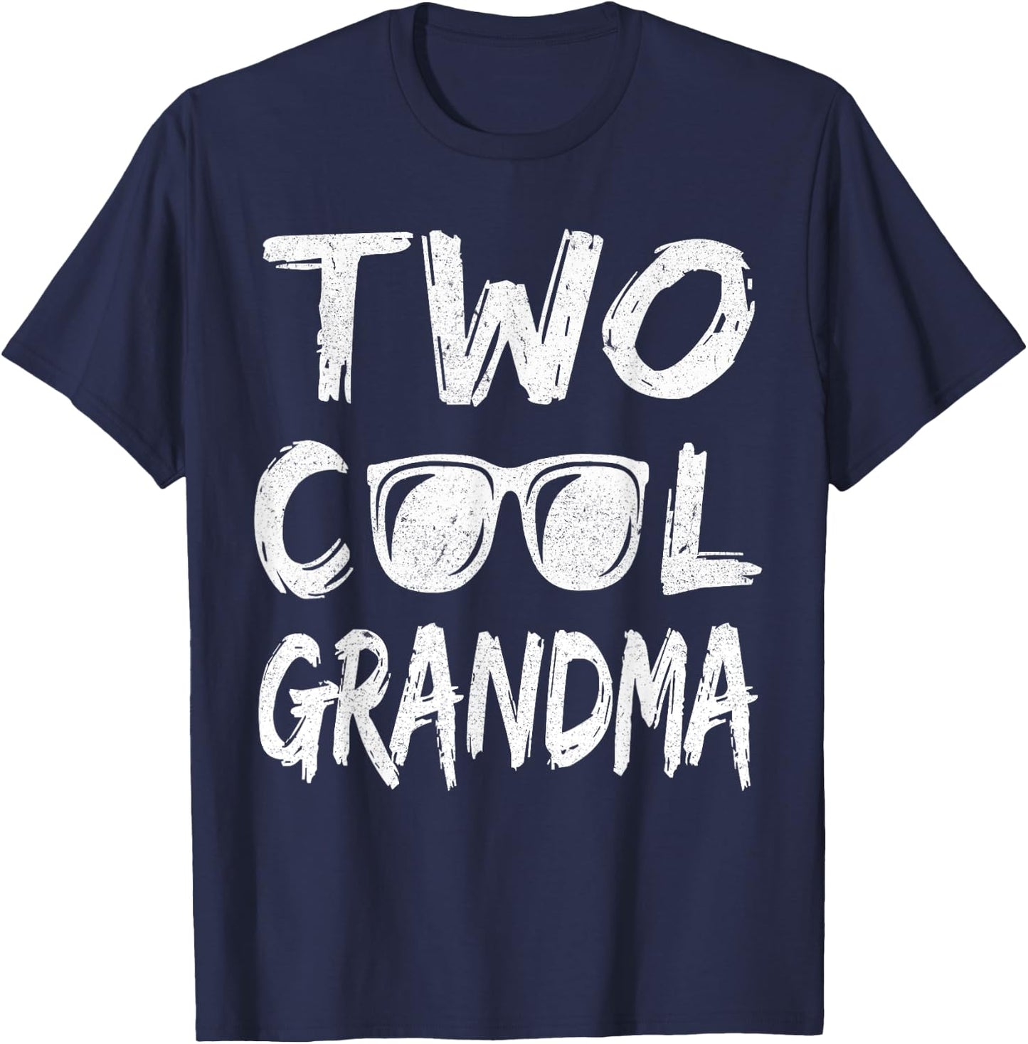 Grandma Of The Birthday Boy Two Cool 2nd Bday Family T-Shirt - T-Shirt | Navy