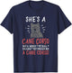 She's a Female Cane Corso Dog Design T-Shirt - T-Shirt | Navy