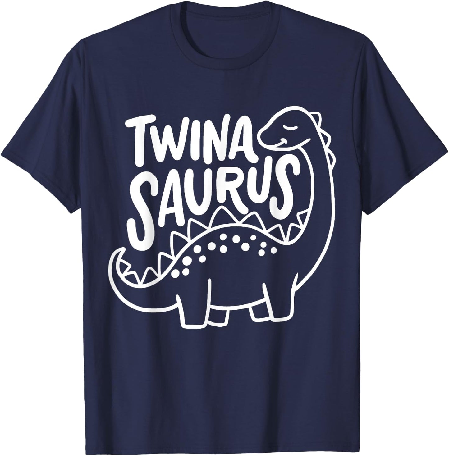 Twins Twin Kids Twinasaurus T-Shirt - T-Shirt | Navy