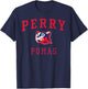 Perry High School Pumas C1 T-Shirt - T-Shirt | Navy
