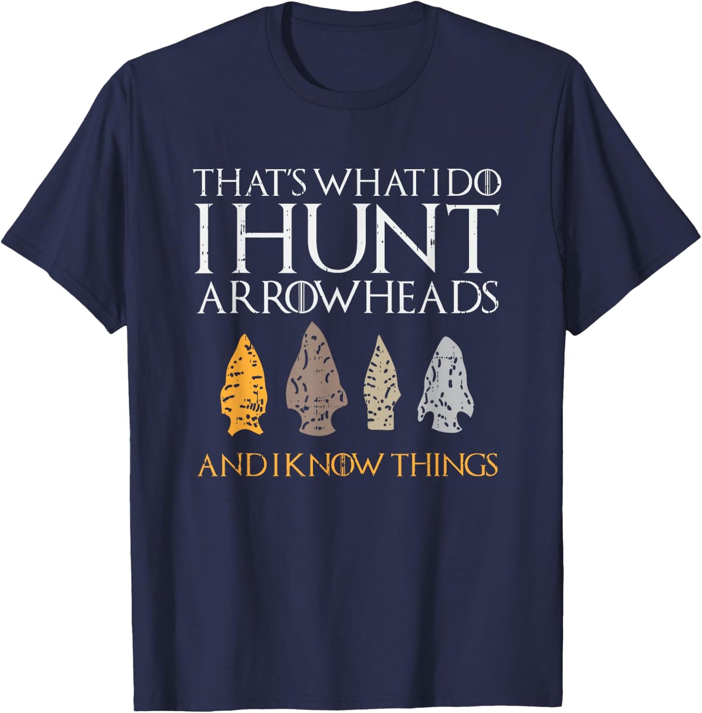 Arrowhead Hunting, Arrowhead, Arrowhead Hunter T-Shirt - T-Shirt | Navy