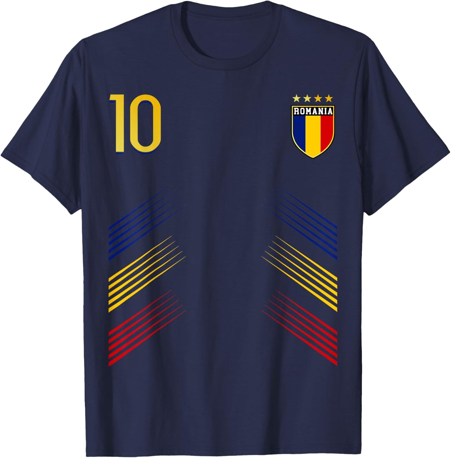 Romania Flag Romanian Pride Lovers T-Shirt - T-Shirt | Navy