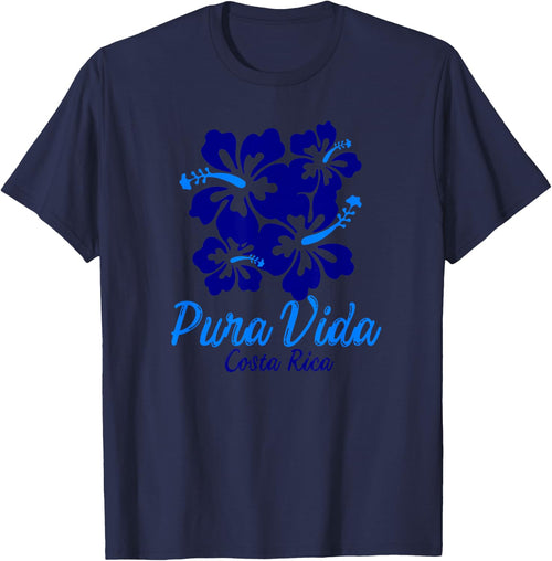 Pura Vida Costa Rica Blue Hibiscus