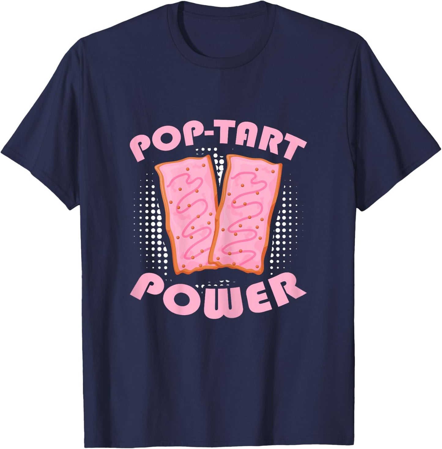 Pop-Tart Power Gym Workout Frosted Toaster Pastry T-Shirt - T-Shirt | Navy