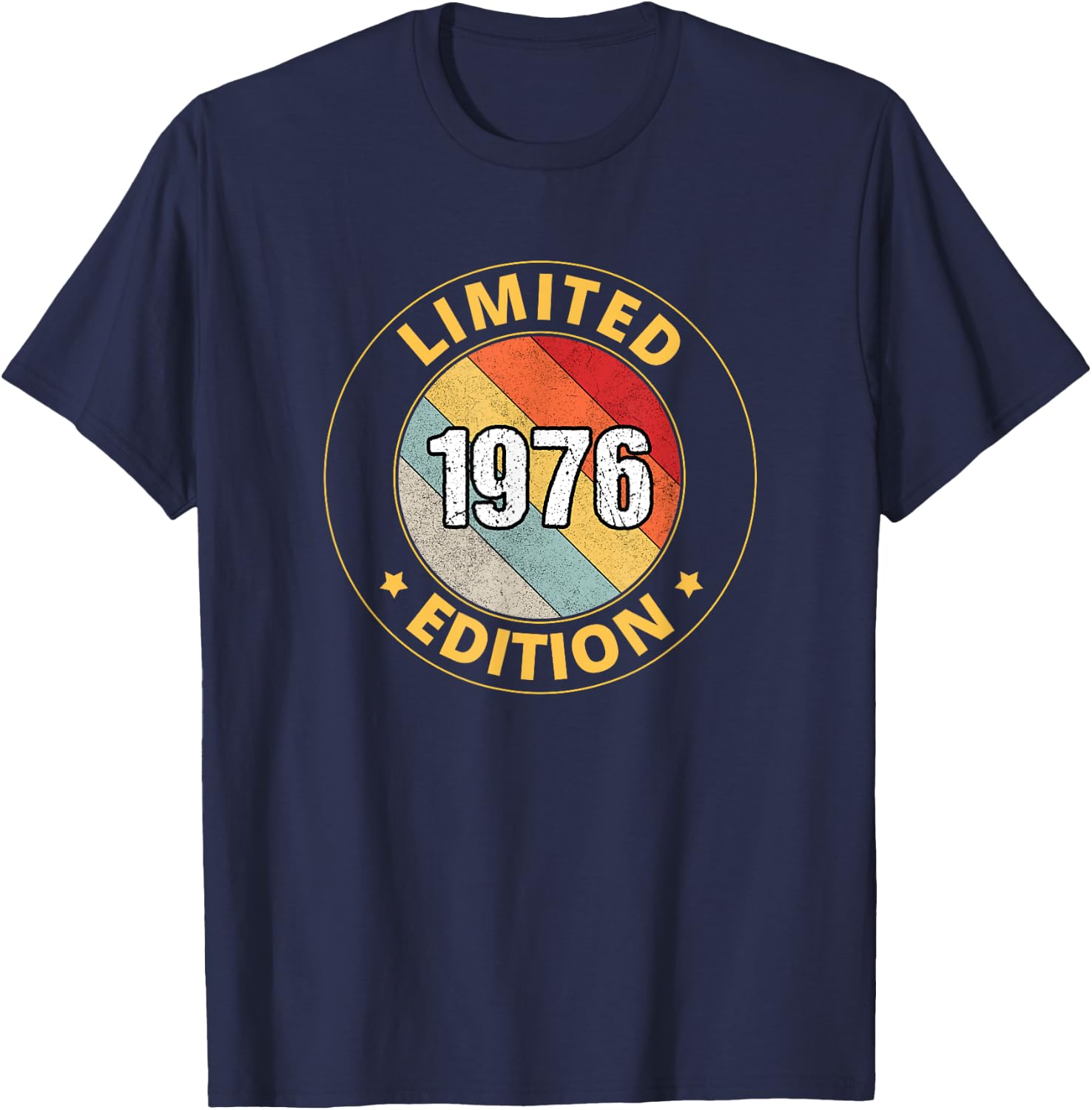 1976 Birthday T-Shirt - T-Shirt | Navy