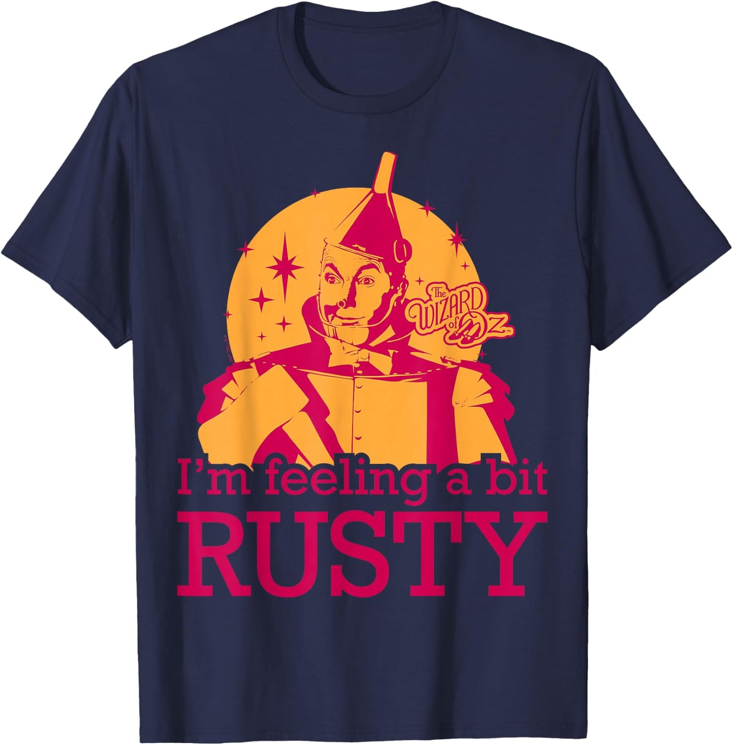 The Wizard of Oz - Tin Man Feeling A Bit Rusty T-Shirt - T-Shirt | Navy