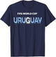 FIFA World CUP26 Uruguay Bubble Color T-Shirt - T-Shirt | Navy