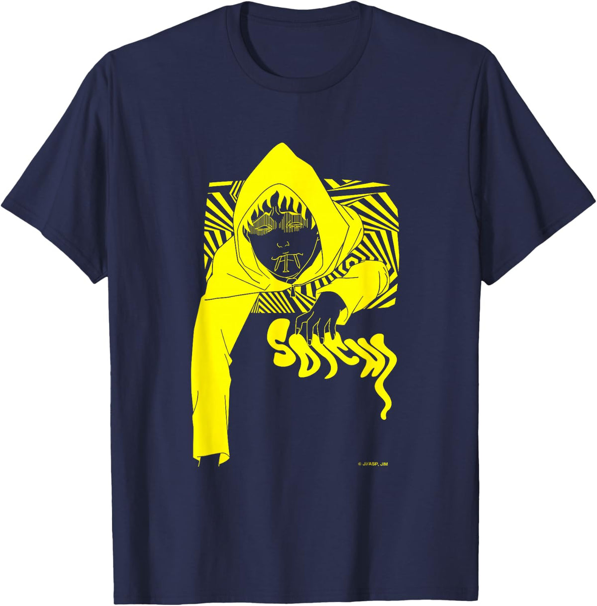 Junji Ito "Maniac" Soichi ver. T-Shirt - T-Shirt | Navy