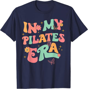In My Pilates Era, Pilates Instructor Women With Sayings T-Shirt - T-Shirt | Navy
