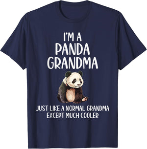 Panda Grandma Definition Funny Animals Lover Mothers Day T-Shirt - T-Shirt | Navy