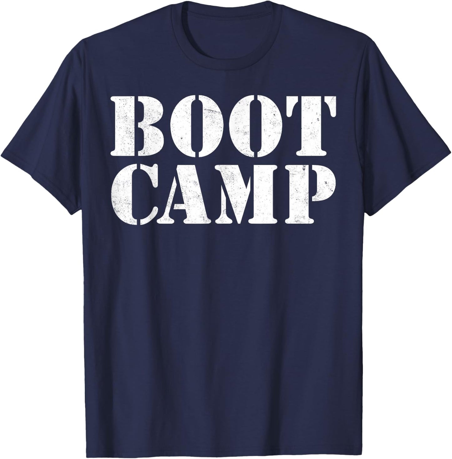 Bootcamp Workout Training T-Shirt - T-Shirt | Navy