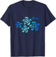 Ohana Sea Turtle Family Hawaii Vacation Tropical Hawaiian T-Shirt - T-Shirt | Navy