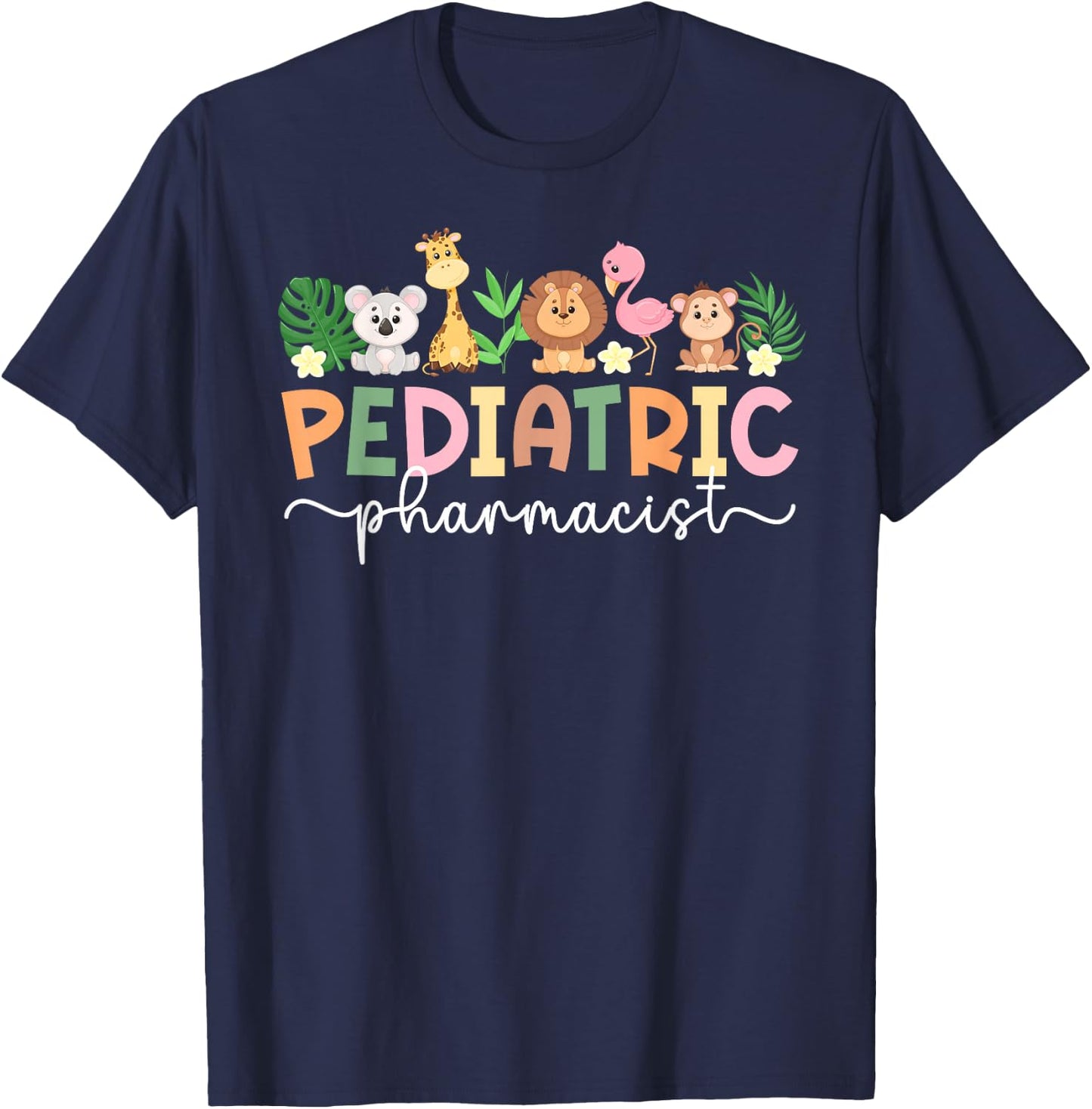 Boho Pediatric Pharmacist Pediatric Pharmacy Peds Pharmacist T-Shirt - T-Shirt | Navy