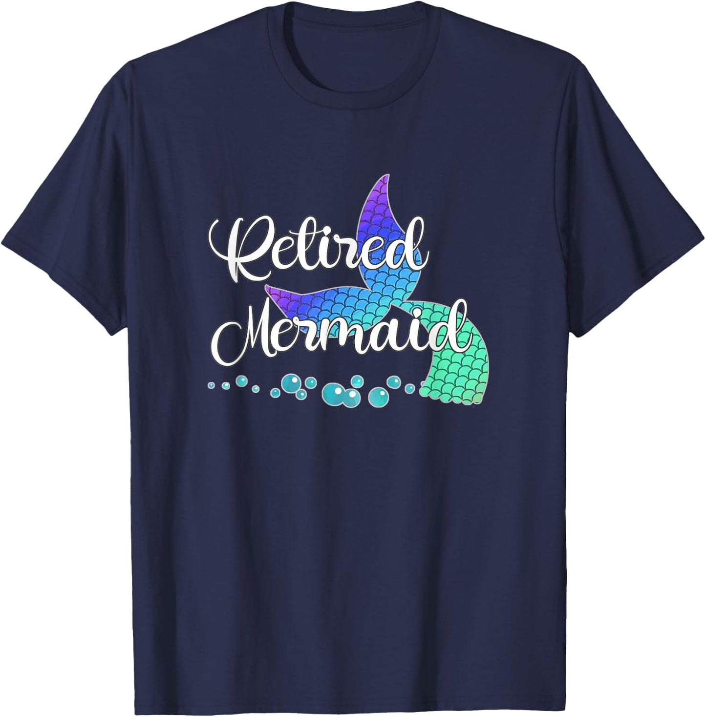 Retired Mermaid T-Shirt - T-Shirt | Navy