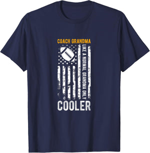 COACH GRANDMA Like A Normal GRANDMA Only COOLER T-Shirt - T-Shirt | Navy