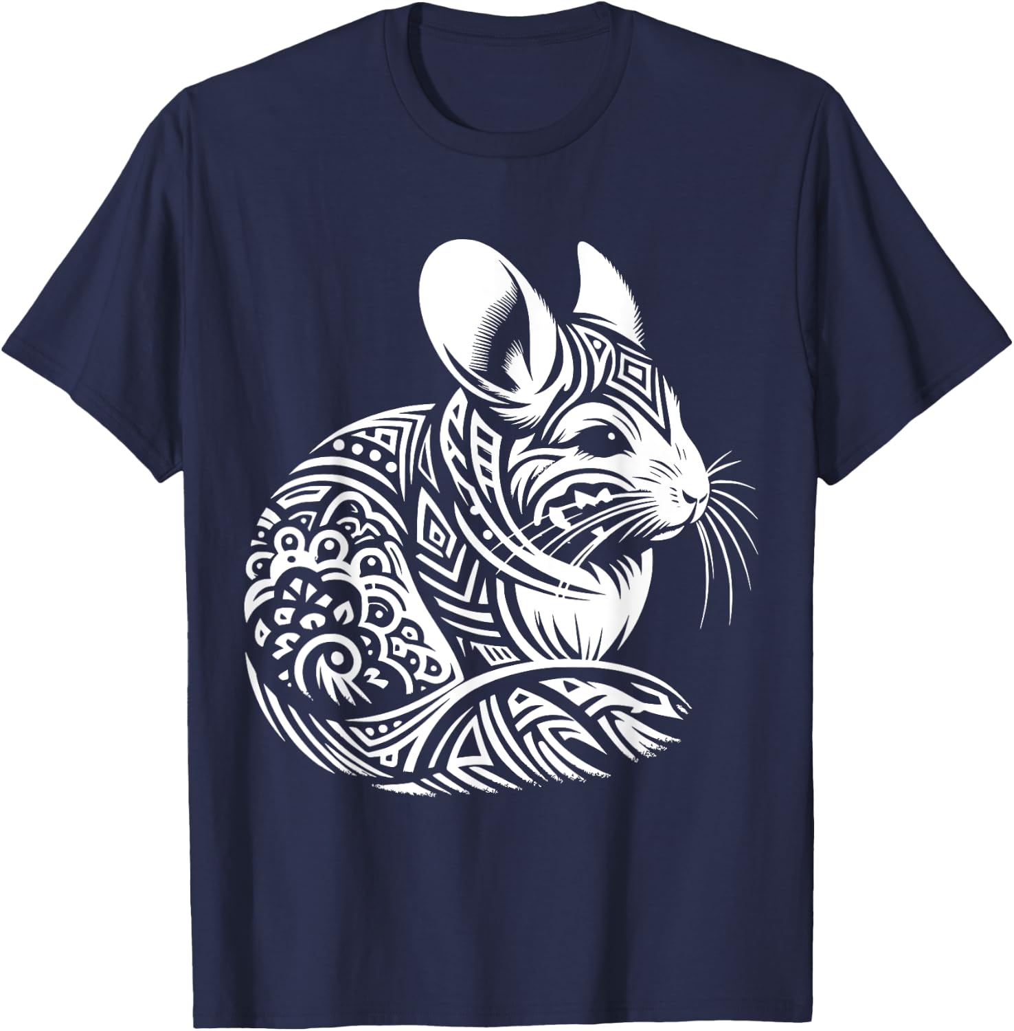 Tribal Chinchilla T-Shirt - T-Shirt | Navy
